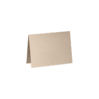 Luksuz presavijena bilješka kartice, taupe metalik, 1 2, 250 pakiranja