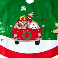 Blagdansko putovanje suknja Djeda Božićnjaka s božićnim drvcem, 48