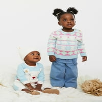Vrijeme odmora Baby i mališani dječak ili djevojčice Unise džemper, veličine mjeseci do 5T
