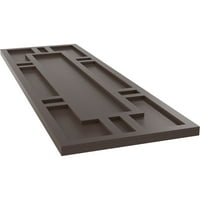 Ekena Millwork 15 W 73 H TRUE FIT PVC HASTINGS FIKSNI BILO TREBA, GIPIN BROWN