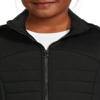 Prošivena jakna za djevojčice, veličine 4 i plus
