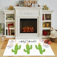 Mohawk Home Prizmatic Cactus Lights Multi suvremena tema božićna preciznost tiskana raspršena, 2'6 x4'2