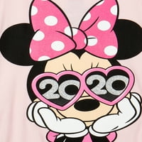 Disney Girls Minnie Mouse Date Srčane sunčane naočale kratke rukave majice