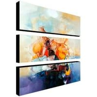 Zaštitni znak Art Sažetak III Canvas Art by Zavaleta, 3-komad set ploča, 10x32