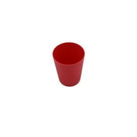 Baza-crvena okrugla plastična čaša, 18 unci