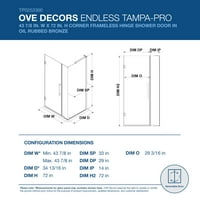 OVE Decors Tampa-Pro 43- in. W in.