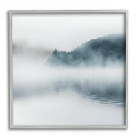 Stupell Industries Heavy Fog Lake Pejzaž Guste maglice Photography, 17, dizajn Carol Robinson