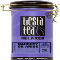 Relaksant čaja, kadulja ili anis, mješavina biljnih čajeva s rastresitim lišćem, bez kofeina, limenka