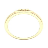 Imperial 1 20CT TDW Diamond 10k Melting Gold Muški modni prsten