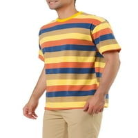 Jedinstvene ponude majice muške boje u boji okrugli vrat kratki rukavi TEE TOP