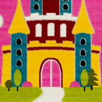 Umjetnički tkalci Shira Shira Svijetlo ružičasta 7'10 10 'Moderni dvorac pravokutnik prostirka prostirka