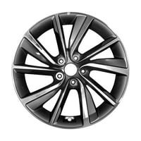 7. Obnovljeni OEM aluminijski legura kotača, strojeno i tamno srebro, odgovara - Hyundai Santa Fe