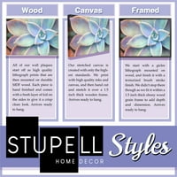 Stupell Home Decor Collection New Hampshire State Home Sweet Home sočni akvarel vinjete platno zidna umjetnost