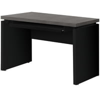 Prijenosni računalni stol od MDF-a, crno-sivi