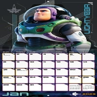 Trendovi International Disney Lightyear Wall Calendar