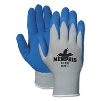 MCR SIGURNOST MEMPHIS letio je besprijekorne najlonske pletene rukavice, male, plavo sive, desetak