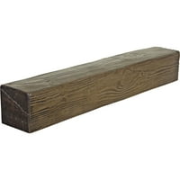 Ekena Millwork 6 H 8 D 48 W s pijeskom na drveni kamin Mantel, premium star