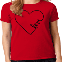 Grafička Amerika Valentinovo odmor ljubavi za ženske grafičke majice