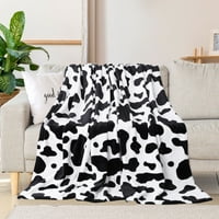 Jedinstvene ponude mekani lagani kauč na razvlačenje s kravljim printom 300m flanel deka 59 79