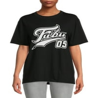 FUBU ženska atletska grafička majica s kratkim rukavima s kratkim rukavima