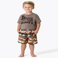 Francuske frotirne kratke hlače za bebe i male dječake, 3 pakiranja, veličine 12 m-5 T