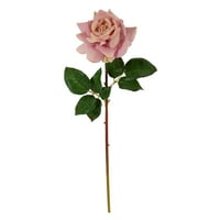 Gotovo prirodni 20 Umjetni cvijet ruža, ljubičasta