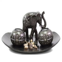 Darovi i dekor Talight Tealight, držač svijeća Svjetlo slon Sink G16290