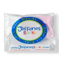 Jefferies čarape bebe djevojčice mekani jastuk Terry Okrenite čarape za manžete, 3-pack