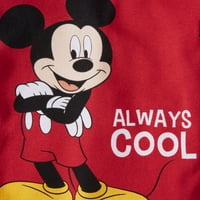 Mickey Mouse Cotton tijesni fit pidžama, dvodijelni set
