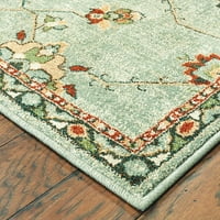 Avalon Home Danica cvjetni tradicionalni tepih ili trkač, višestruke veličine