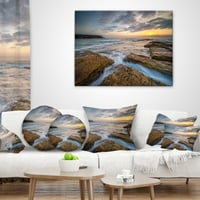 Dizajn Svijetli Sydney Coastline Pogled - jastuk za bacanje mora - 12x20