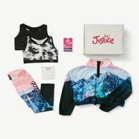 Justice Girls Holiday Daring Collection 4-komad Outfit Pack Box, veličine XS-XLP