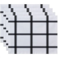 Jednostavno Daisy 18 14 prozorskim plakovima geometrijskog tiska placemat