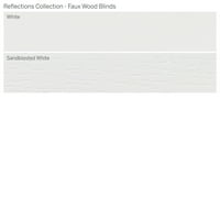 Zbirka prilagođenih refleksija, 2 Bežični bledani sjenila, bijela bijela, 3 8 Širina 72 Duljina
