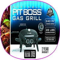Pit Boss prijenosni plinski roštilj s 2-plamenom