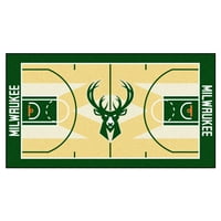 - Milwaukee Bucks veliki dvorski trkač 29.5x54