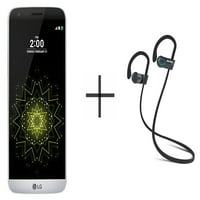 G Rs otključan GSM pametni telefon i Sharkk lete bežično Bluetooth vodootporne slušalice s mikrofom, srebrom