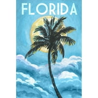 Blue Florida Slikarstvo na omotanom platnu
