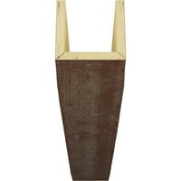 Ekena Millwork 4 W 4 h 8'l 3-strana gruba pilana endurathane fau Wood Strop Grep, star pekan