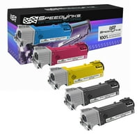 SpeedyInks - kompatibilni dell set hy laserskih tonera t106c crni t107c cijan, t108c žuta magenta t109c magenta