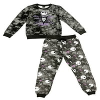Čudesna ladybug Girls Crewneck pulover i jogger hlače, 2-komad, veličine 4-16