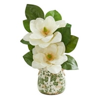 Magnolia Umjetni aranžman u vazi cvjetnog dizajna