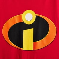 Pixar The Incredibles muški i veliki muški Shield BasicOn Logo Graphic Majica